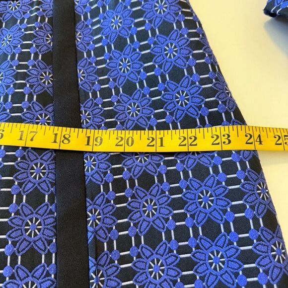 Giovanna Collection Blue & Black Coat Size 18 Career, Dark Academia, Old Money - Picture 12 of 14